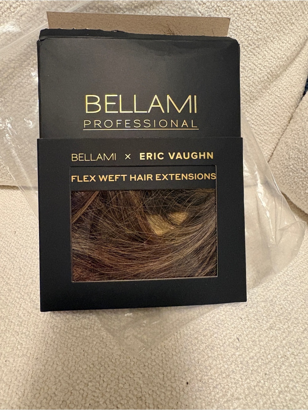 Bellami Flex Weft Hair Extensions 16 inch- chocolate almond crunch FULL WEFT